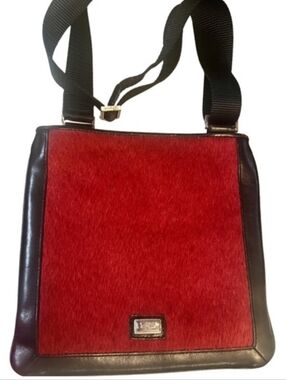 Brighton Rare Vintage Calf Hair   Crossbody Bag - Like New